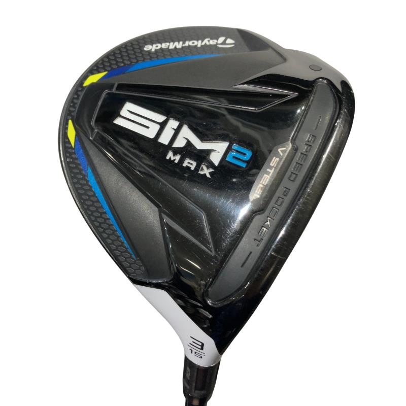 【中古】 テーラーメイド SIM2 MAX 3W フェアウェイウッド FW TENSEI BLUE TM50(SIM2 FW) (フレックスR) メンズ 男性用 右利き 右用 Cランク ゴルフクラブ