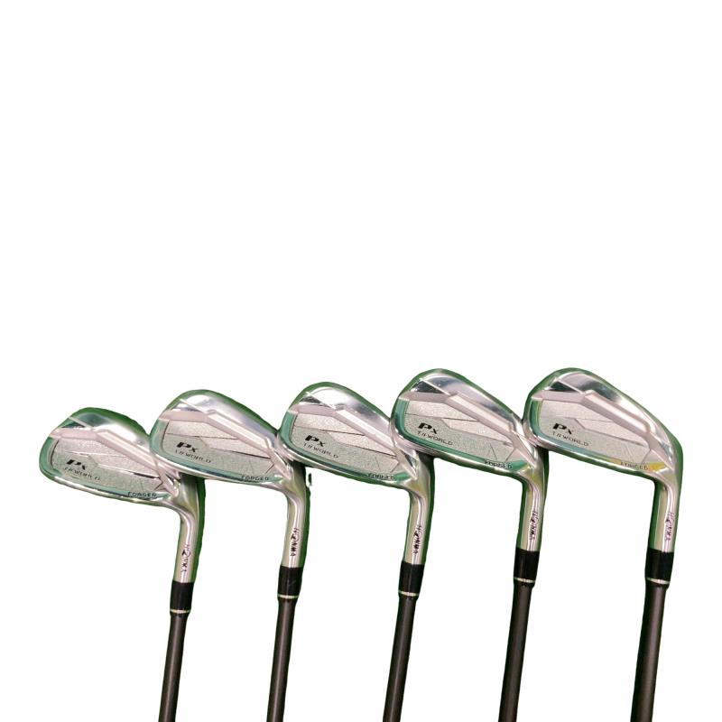 【中古】 本間ゴルフ TOUR WORLD Px 5S アイアンセット IR VIZARD EZ-C (フレックスS) メンズ 男性用 右利き 右用 Cランク ゴルフクラブ