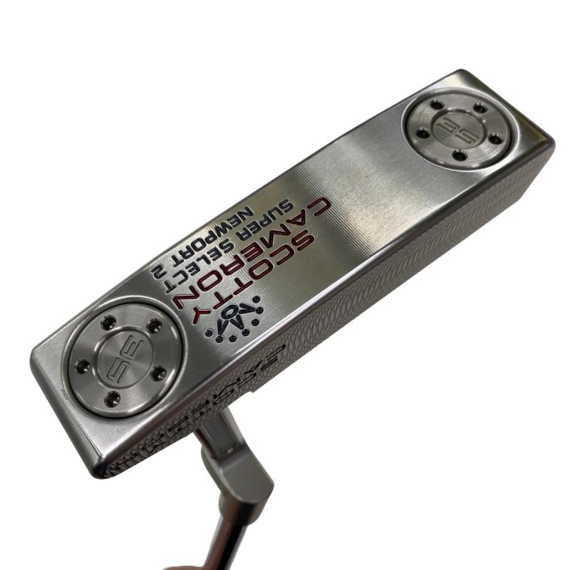 【中古】 タイトリスト SCOTTY CAMERON SUPER SELECT NEWPORT 2 34in パター PT スチール写真 (フレックス余分の物) メンズ 成人男性用 右利き 右用 C序列付ける ゴルフ野球クラブ