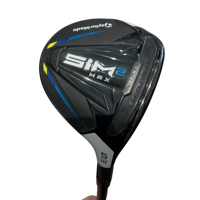 【中古】 テーラーメイド SIM2 MAX 5W フェアウェイウッド FW TENSEI BLUE TM50(SIM2 FW) (フレックスR) メンズ 男性用 右利き 右用 Cランク ゴルフクラブ