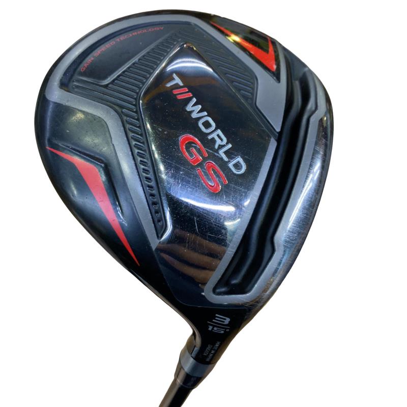 【中古】 本間ゴルフ TOUR WORLD GS 3W(15°) フェアウェイウッド FW SPEED TUNED 48 (フレックスS) メンズ 成人男性用 右利き 右用 C位置づける ゴルフ野球クラブ