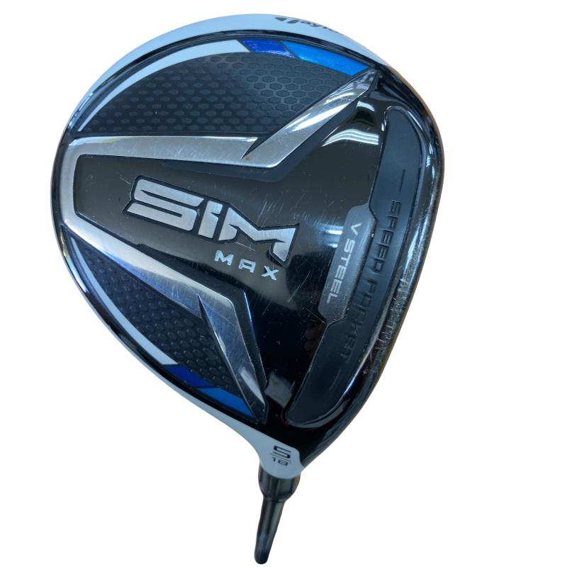 【中古】 仕立て屋お手伝いさん SIM MAX 5W フェアウェイウッド FW 純然たる特注矢がら (フレックスS) メンズ 成人男性用 右利き 右用 C位置づける ゴルフ野球クラブ