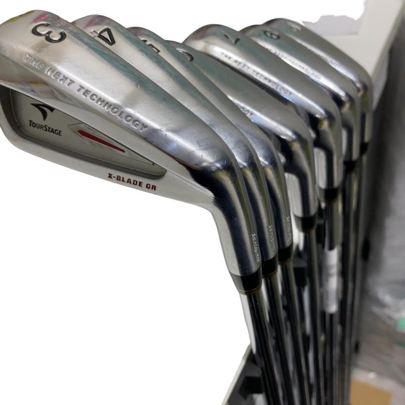 【中古】 ブリヂストン TOURSTAGE X-BLADE GR 8S アイアンセット IR NS PRO 950GH (フレックスS) メンズ 男性用 右利き 右用 Cランク ゴルフクラブ