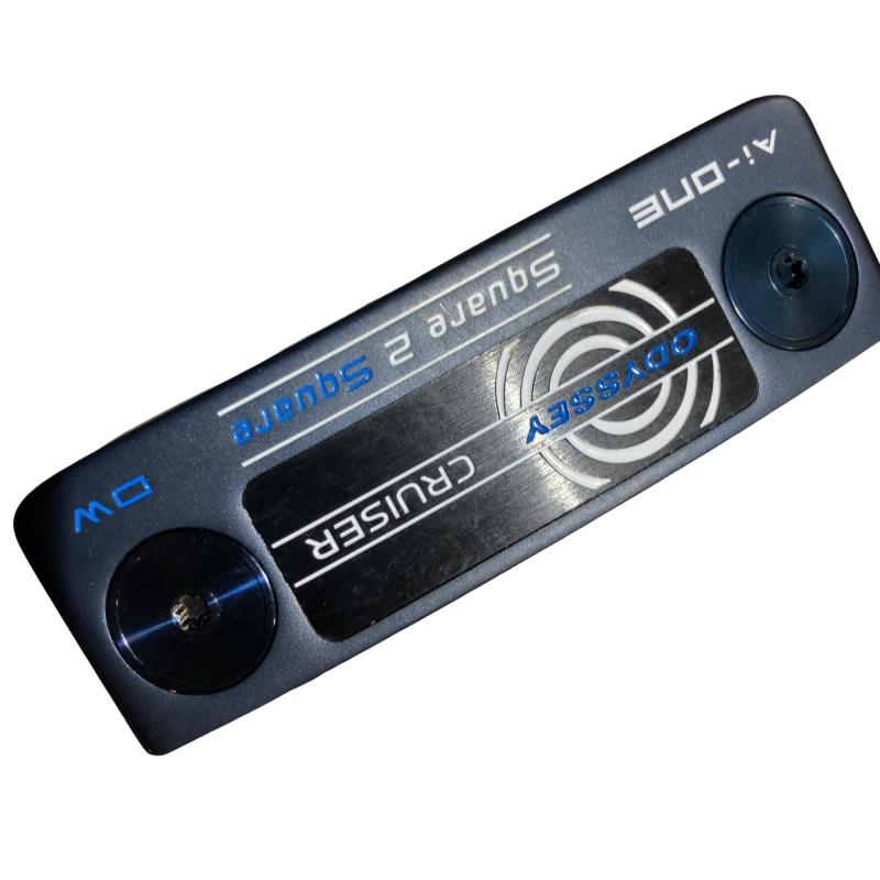 【中古】 オデッセイ Ai-ONE SQUARE 2 SQUARE DW CRUISER 38インチ パター PT STROKE LAB 140 スチール (フレックスその他) メンズ 男性用 右利き 右用 Bランク ゴルフクラブ
