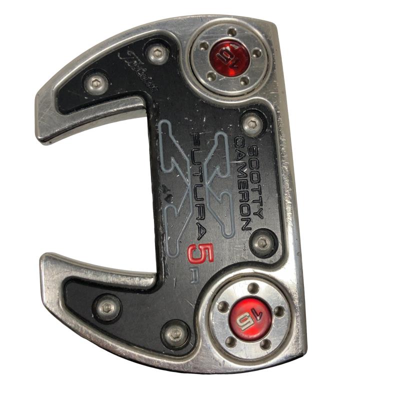 【中古】 タイトリスト SCOTTY CAMERON FUTURA X5R 34in パター PT スチール写真 (フレックス余分の物) メンズ 成人男性用 右利き 右用 C位置付ける ゴルフ野球クラブ メンズクラブ-パター
