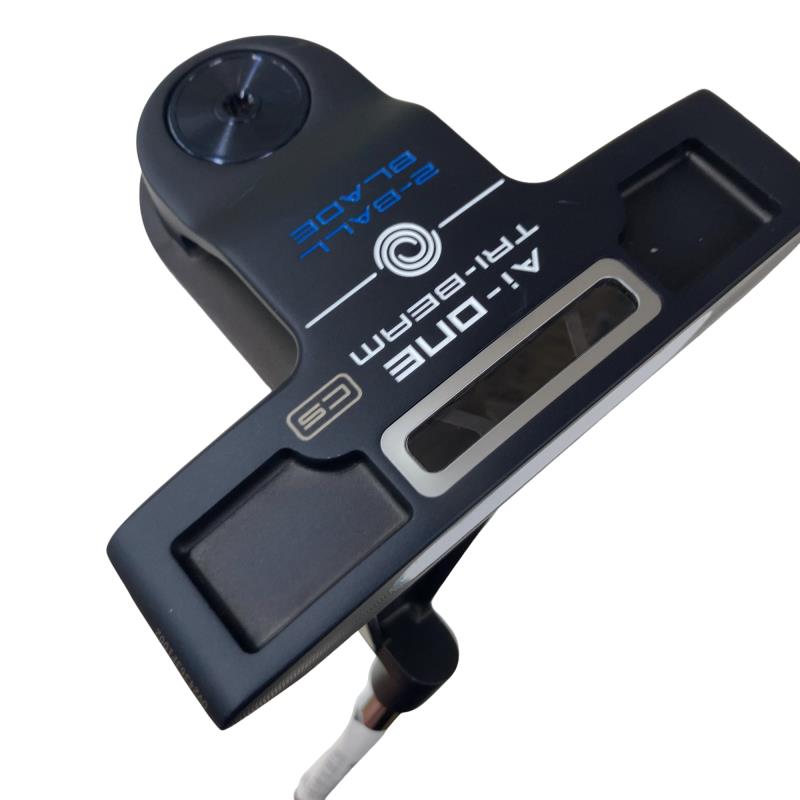 【中古】 オデッセイ Ai-ONE TRI-BEAM 2-BALL BLADE CS 33in パター PT STROKE LAB 90 スチール写真 (フレックス余分の物) メンズ 成人男性用 右利き 右用 C位置づける ゴルフ野球クラブ
