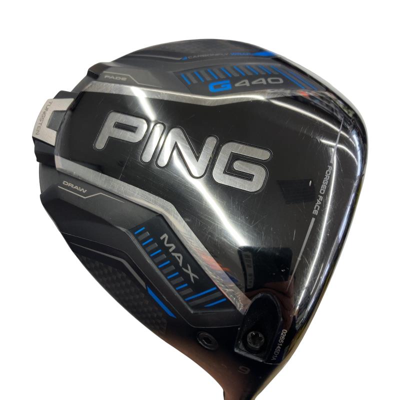 【中古】 ピン G440 MAX  9° １番ウッド DR リシャフト (フレックス余分の物) メンズ 成人男性用 右利き 右用 C序列付ける ゴルフ野球クラブ