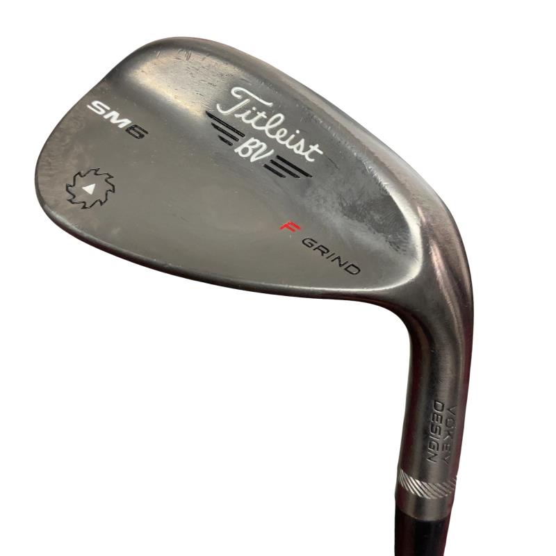 【中古】 タイトリスト VOKEY SPIN MILLED SM6 スティールグレー 56°/14°F ウェッジ WG Dynamic Gold (フレックスS) メンズ 男性用 右利き 右用 Cランク ゴルフクラブ