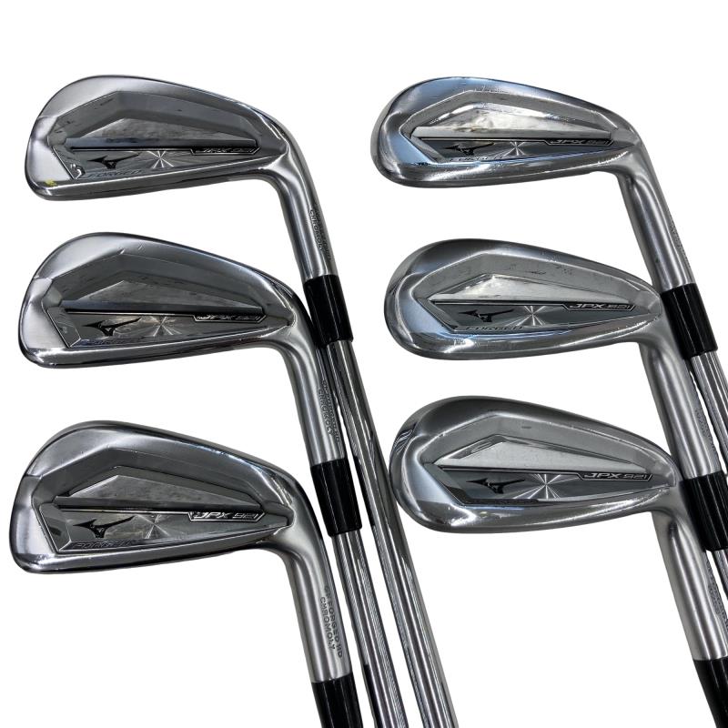 【中古】 ミズノ JPX 921 FORGED 6S アイアンセット IR 純正特注シャフト (フレックスX) メンズ 男性用 右利き 右用 Cランク ゴルフクラブ