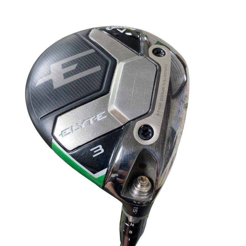 【中古】 キャロウェイ ELYTE 3W フェアウェイウッド FW VENTUS GREEN 50 for CW(ELYTE FW) (フレックスSR) メンズ 男性用 右利き 右用 Cランク ゴルフクラブ|ゴルフパートナー 中古クラブ店