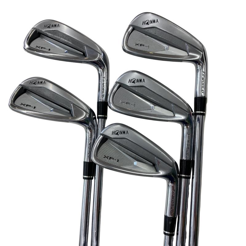 【中古】 本間ゴルフ TOUR WORLD XP-1 5S アイアンセット IR ZELOS FOR T//WORLD (フレックスS) メンズ 男性用 右利き 右用 Cランク ゴルフクラブ