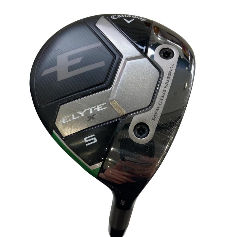 【中古】 キャロウェイ ELYTE X 5W フェアウェイウッド FW VENTUS GREEN 50 for CW(ELYTE FW) (フレックスS) メンズ 男性用 右利き 右用 Cランク ゴルフクラブ