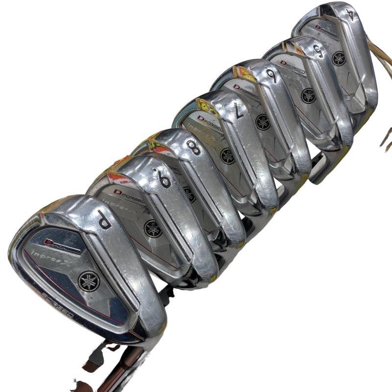 【中古】 ヤマハ inpres X D STEEL(2010)  8S アイアン書き割り IR NS PRO 950GH (フレックスS) メンズ 成人男性用 右利き 右用 C位置づける ゴルフ野球クラブ
