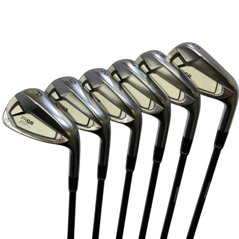 【中古】 労働者階級歯車 PRGR 02(2023) 7S アイアン仕掛ける IR Diamana FOR PRGR(2023 IR) (フレックスS) メンズ 成人男性用 右利き 右用 C価値づける ゴルフ野球クラブ