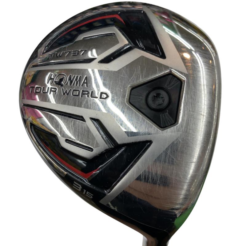 【中古】 本間ゴルフ TOUR WORLD TW737 3W(15°) フェアウェイウッド FW VIZARD EX-C65 (フレックスS) メンズ 男性用 右利き 右用 Cランク ゴルフクラブ