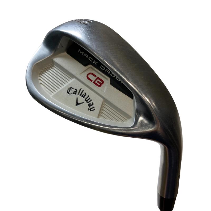 【中古】 キャロウェイ MACK DADDY CB クロムメッキ 56°/14° ウェッジ WG NS PRO 950GH neo (フレックスS) メンズ 男性用 右利き 右用 Cランク ゴルフクラブ
