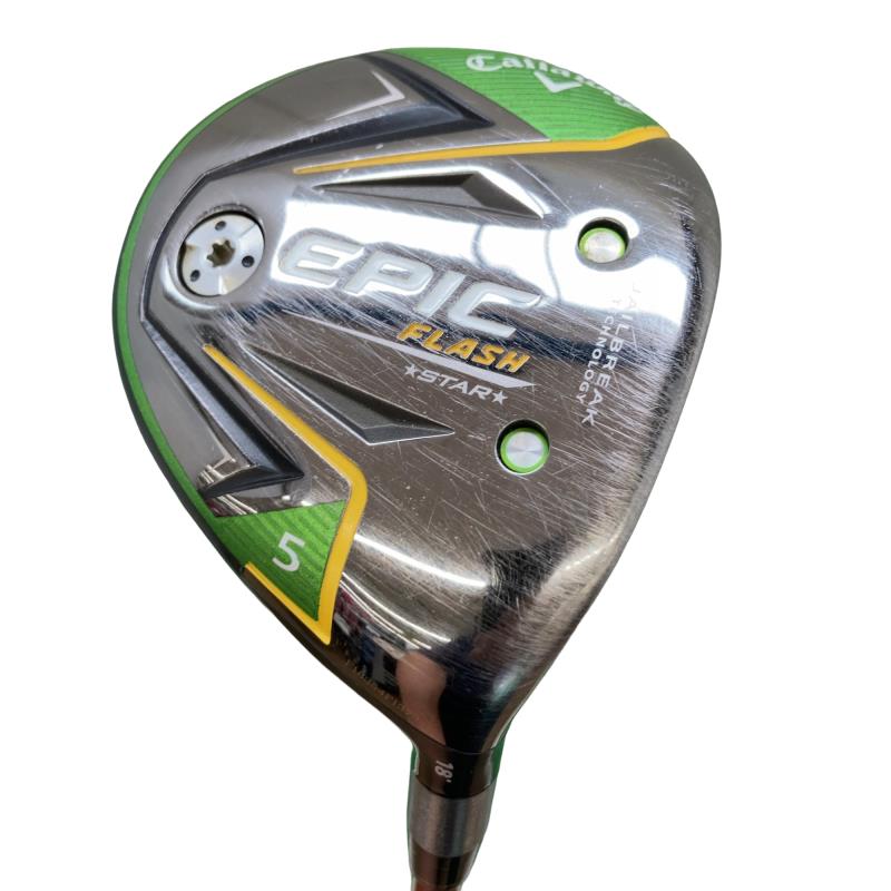 【中古】 キャロウェイ EPIC FLASH STAR  5W フェアウェイウッド FW リシャフト (フレックス余分の物) メンズ 成人男性用 右利き 右用 C位置づける ゴルフ野球クラブ