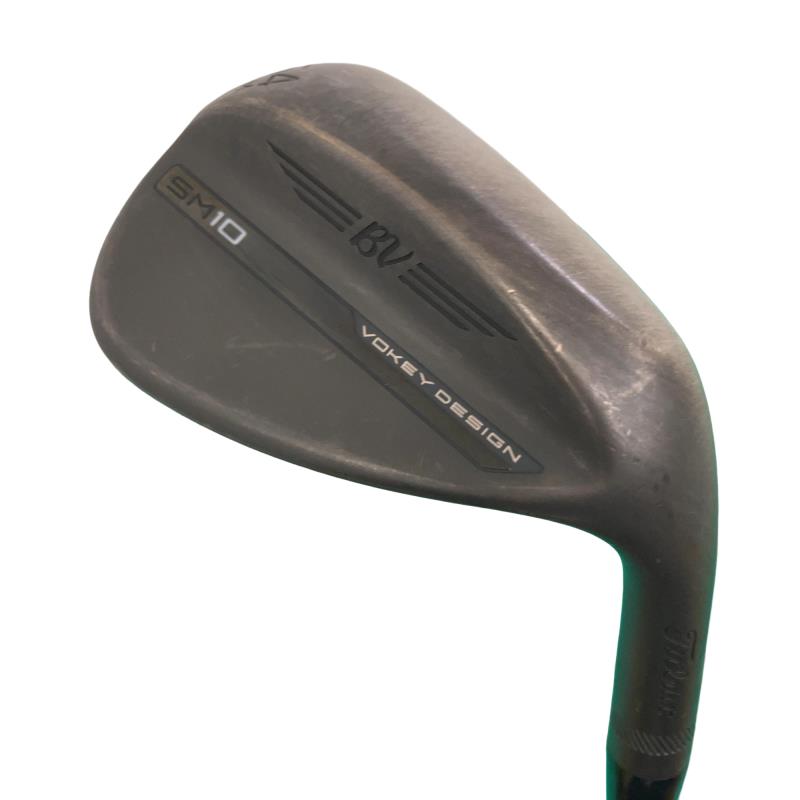 【中古】 タイトリスト VOKEY SPIN MILLED SM10 ジェットブラック 54°/08°M ウェッジ WG 純正特注シャフト (フレックスS) メンズ 男性用 右利き 右用 Cランク ゴルフクラブ