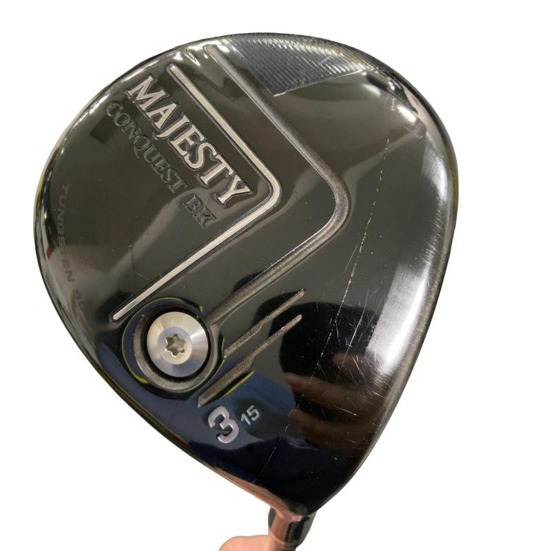 【中古】 マジェスティゴルフ(旧マルマン) MAJESTY CONQUEST BK 3W フェアウェイウッド FW Speeder EVOLUTION HV330(FW) (フレックスS) メンズ 男性用 右利き 右用 Cランク ゴルフクラブ