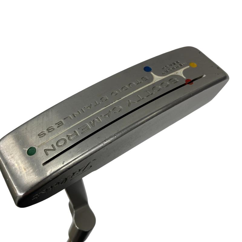 【中古】 タイトリスト SCOTTY CAMERON STUDIO STAINLESS NEWPORT BEACH 35インチ パター PT スチール (フレックスその他) メンズ 男性用 右利き 右用 Cランク ゴルフクラブ