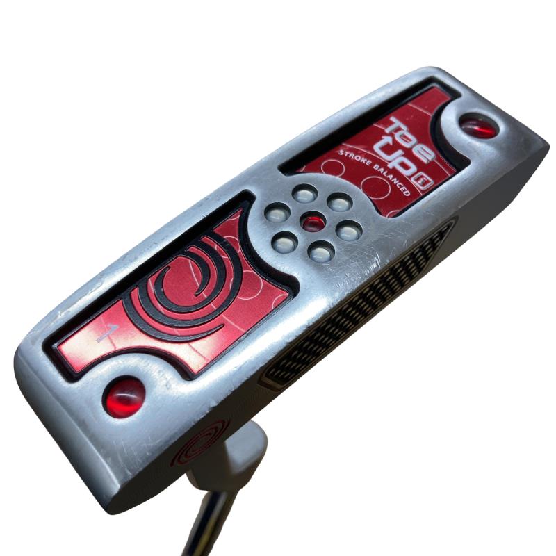 【中古】 オデッセイ Toe UP i #1 34インチ パター PT スチール (フレックスその他) メンズ 男性用 右利き 右用 Cランク ゴルフクラブ