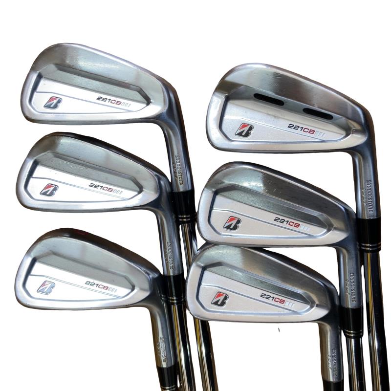 【中古】 ブリヂストン BRIDGESTONE 221CB 6S アイアンセット IR 純正特注シャフト (フレックスS) メンズ 男性用 右利き 右用 Cランク ゴルフクラブ｜ゴルフパートナー 中古クラブ店