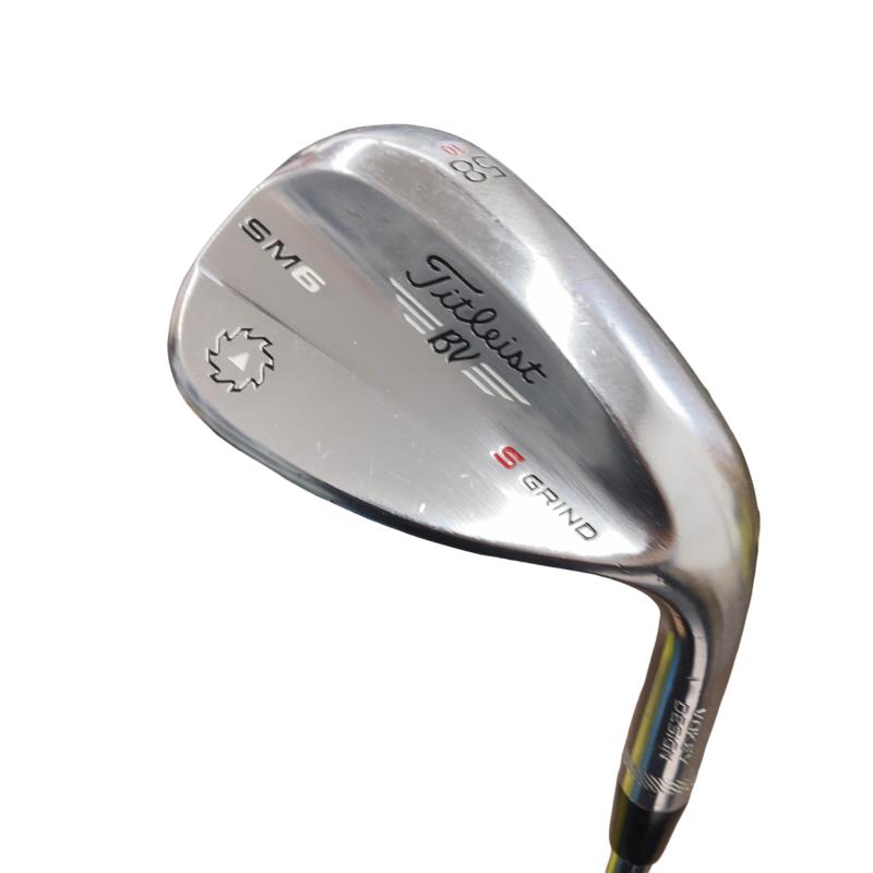 【中古】 タイトリスト VOKEY SPIN MILLED SM6 周遊旅行Cr 58°/10°S ウェッジ WG Dynamic Gold (フレックスS) メンズ 成人男性用 右利き 右用 C位置づける ゴルフ野球クラブ