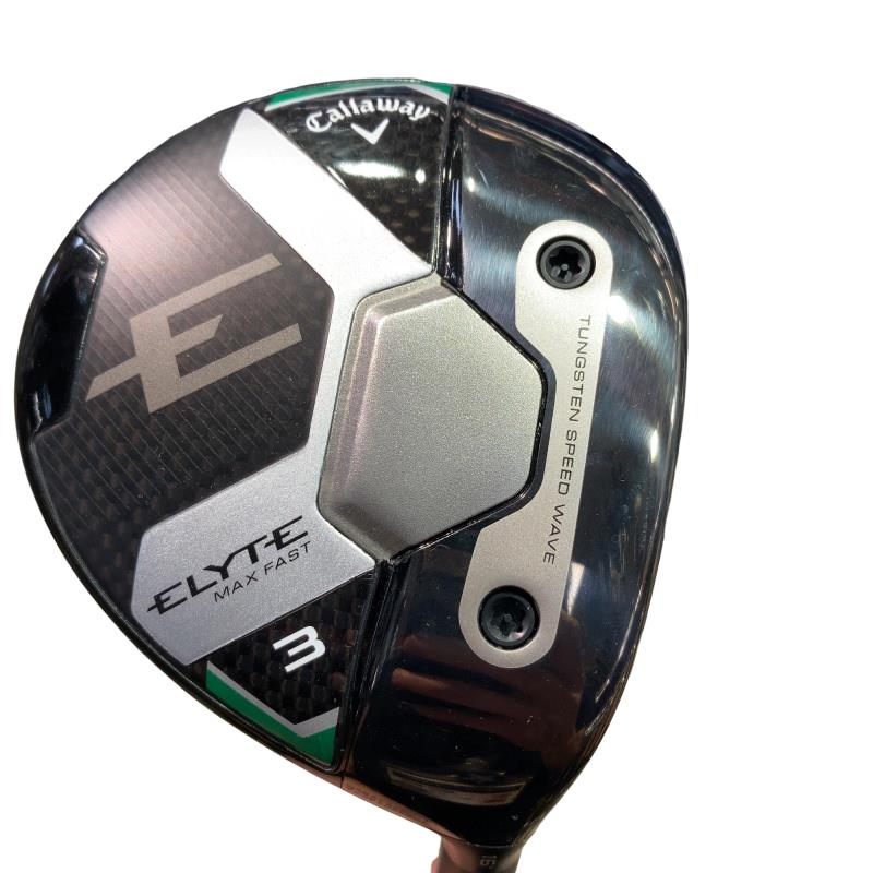 【中古】 キャロウェイ ELYTE MAX FAST 3W フェアウェイウッド FW LIN-Q GREEN 40 for CW(ELYTE FW) (フレックスR) メンズ 成人男性用 右利き 右用 C価値づける ゴルフ野球クラブ