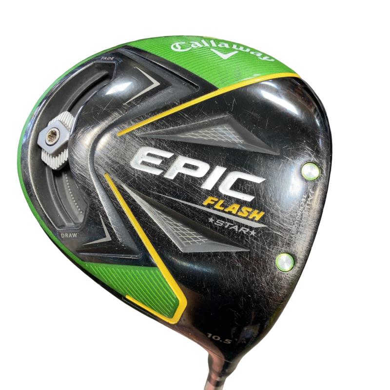 【中古】 キャロウェイ EPIC FLASH STAR 10.5° １番ウッド DR リシャフト (フレックス余分の物) メンズ 成人男性用 右利き 右用 C位置づける ゴルフ野球クラブ