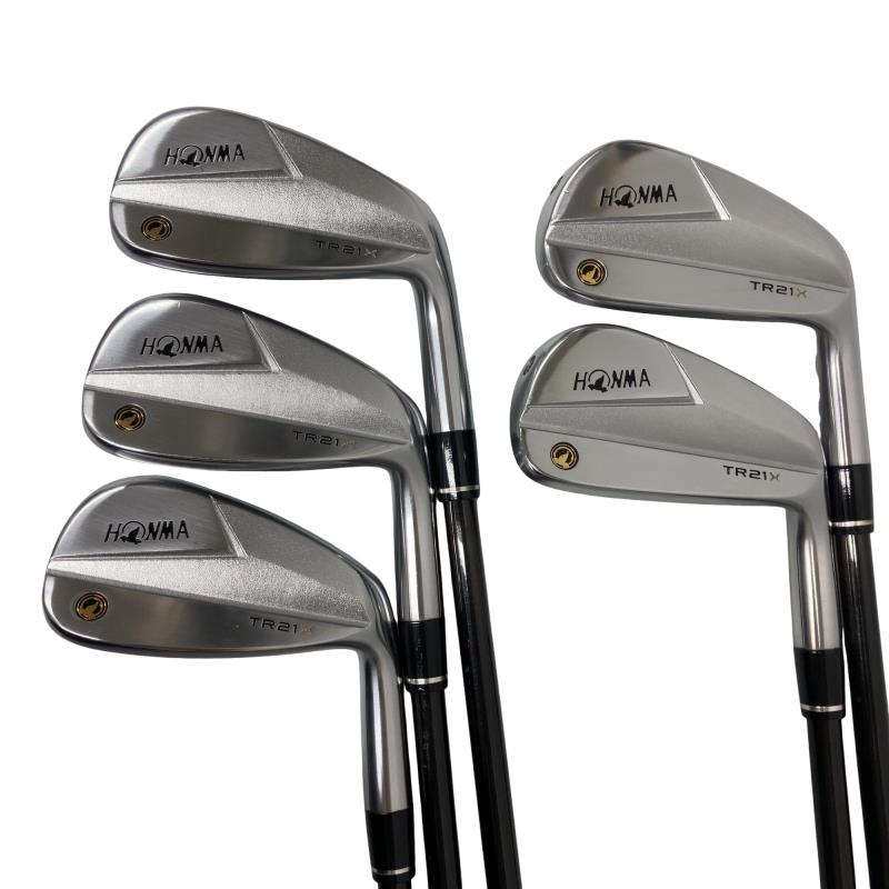【中古】 本間ゴルフ TOUR WORLD TR21X 5S アイアンセット IR VIZARD TR20-65 (フレックスR) メンズ 男性用 右利き 右用 Cランク ゴルフクラブ