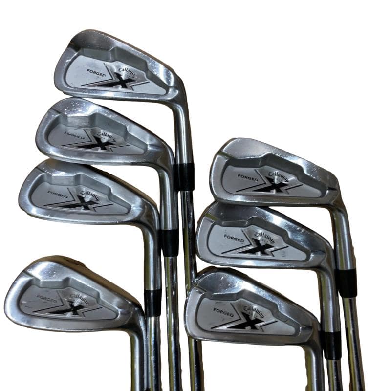 【中古】 キャロウェイ X FORGED 8S アイアン書き割り IR Memphis 10 DB (フレックスUNI) メンズ 成人男性用 右利き 右用 C序列付ける ゴルフ野球クラブ