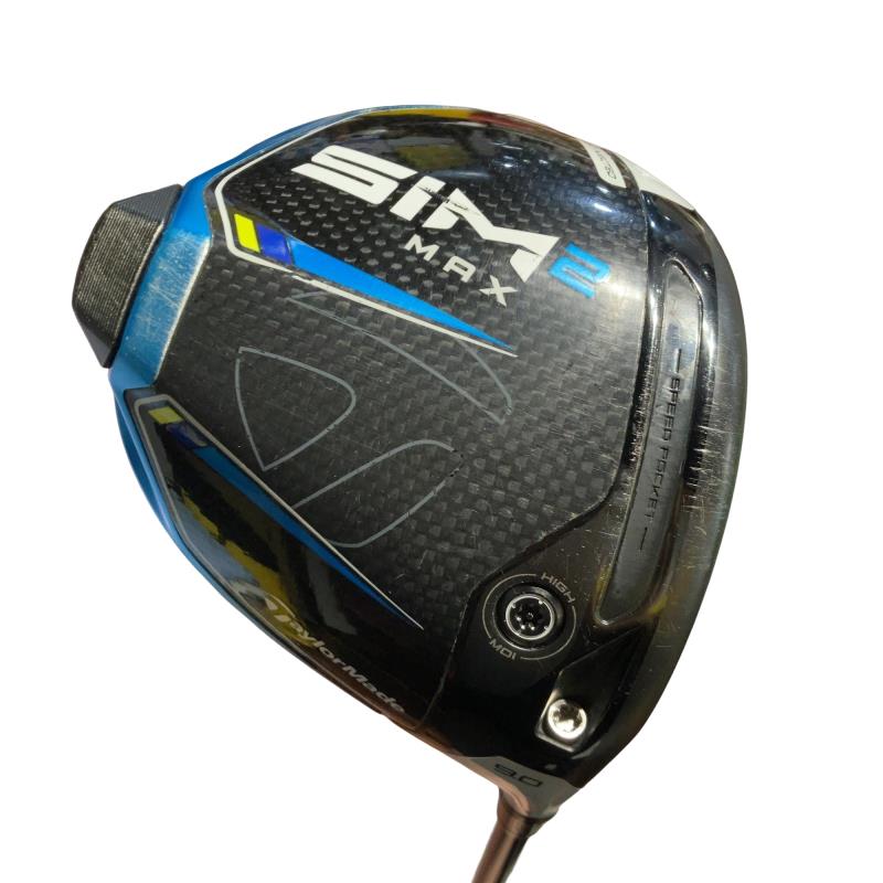 【中古】 テーラーメイド SIM2 MAX 9° ドライバー DR TENSEI BLUE TM50(SIM2 DR) (フレックスS) メンズ 男性用 右利き 右用 Cランク ゴルフクラブ