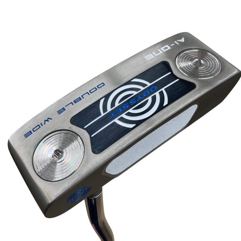 【中古】 オデッセイ Ai-ONE DOUBLE WIDE DB シルバー 34インチ パター PT STROKE LAB 90 スチール (フレックスその他) メンズ 男性用 右利き 右用 Cランク ゴルフクラブ