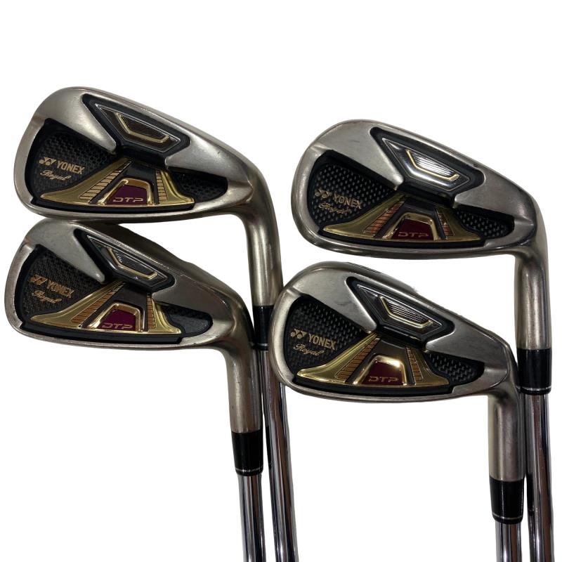 【中古】 ヨネックス YONEX Royal DTP 4S アイアンセット IR 純正特注シャフト (フレックスR) メンズ 男性用 右利き 右用 Cランク ゴルフクラブ