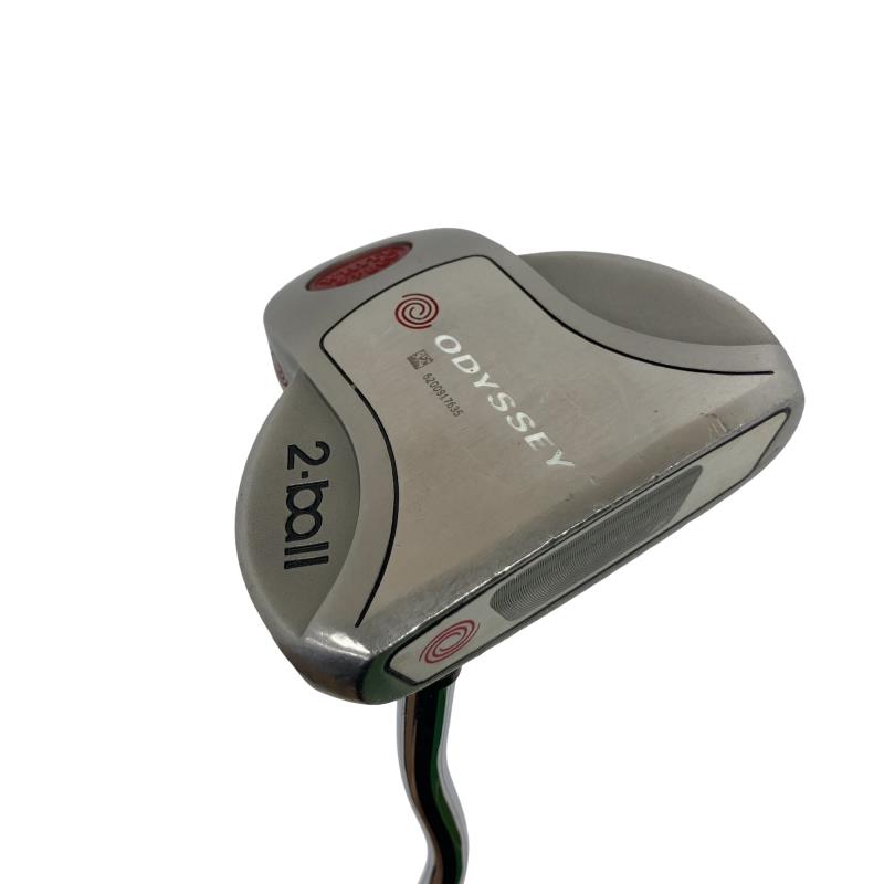 【中古】 オデッセイ WHITE STEEL 2・ball 33in パター PT スチール写真 (フレックス余分の物) メンズ 成人男性用 右利き 右用 C価値づける ゴルフ野球クラブ