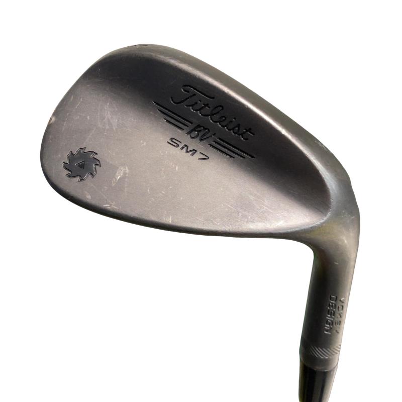 【中古】 タイトリスト VOKEY SPIN MILLED SM7 ジェット機黒いこと 54°/08°M ウェッジ WG Dynamic Gold (フレックスS) メンズ 成人男性用 右利き 右用 D位置づける ゴルフ野球クラブ