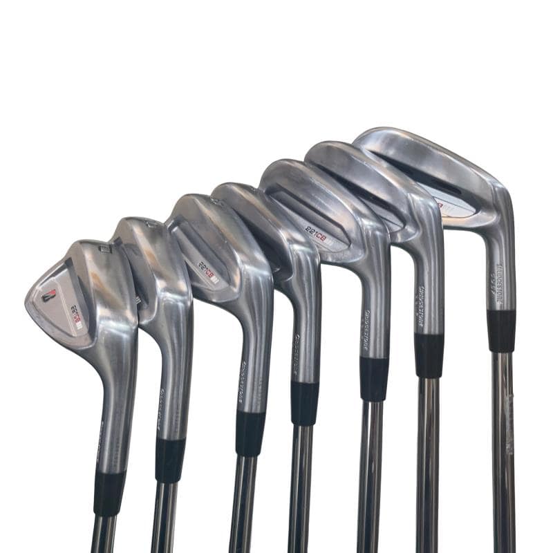 【中古】 ブリヂストン BRIDGESTONE 221CB 7S アイアンセット IR 純正特注シャフト (フレックスX) メンズ 男性用 右利き 右用 Cランク ゴルフクラブ