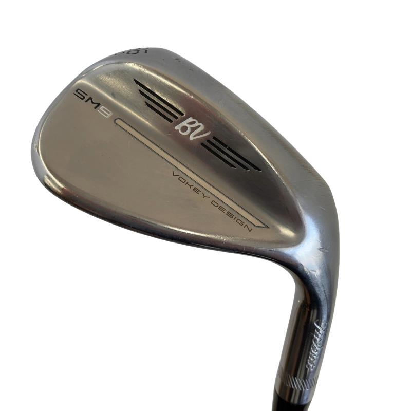 【中古】 タイトリスト VOKEY SPIN MILLED SM9 ツアークロム 56°/12°D ウェッジ WG リシャフト (フレックスその他) メンズ 男性用 右利き 右用 Dランク ゴルフクラブ