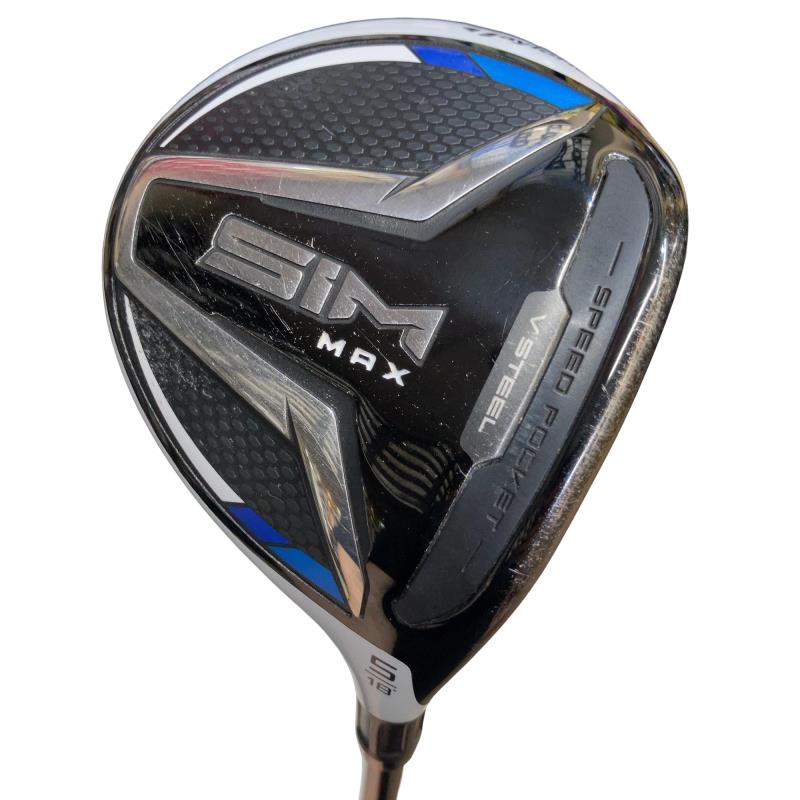 【中古】 テーラーメイド SIM MAX 5W フェアウェイウッド FW TENSEI BLUE TM50(FW) (フレックスSR) メンズ 男性用 右利き 右用 Cランク ゴルフクラブ