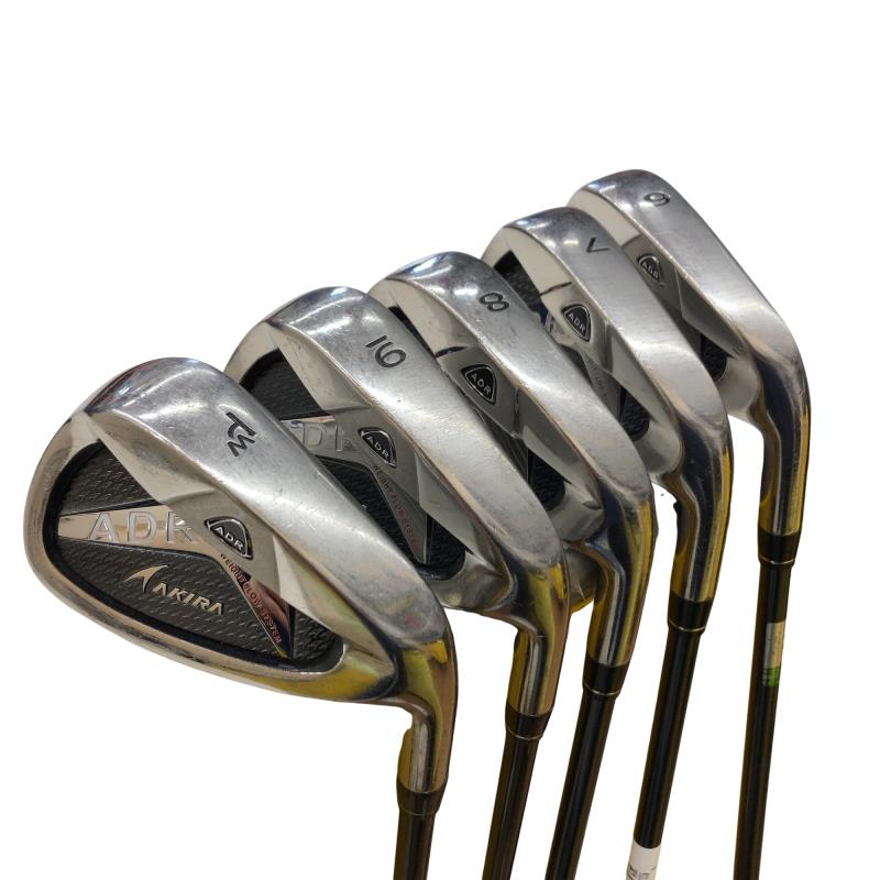 【中古】 アキラプロダクツ AKIRA ADR Premium(2012) 5S アイアンセット IR Motore Speeder 45i (フレックスR) メンズ 男性用 右利き 右用 Cランク ゴルフクラブ