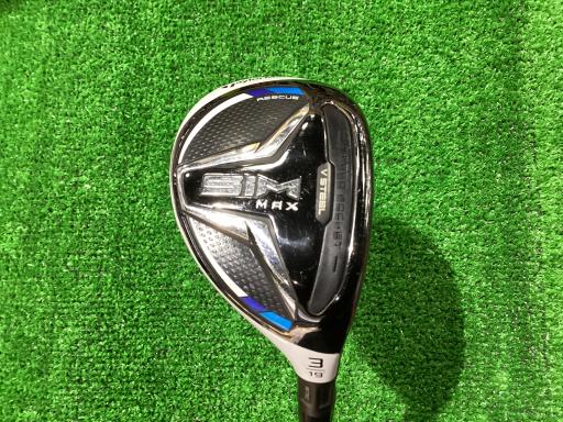 【中古】 テーラーメイド SIM MAX U3 ユーティリティ UT TENSEI BLUE TM60(UT) (フレックスR) メンズ 男性用 右利き 右用 Cランク ゴルフクラブ