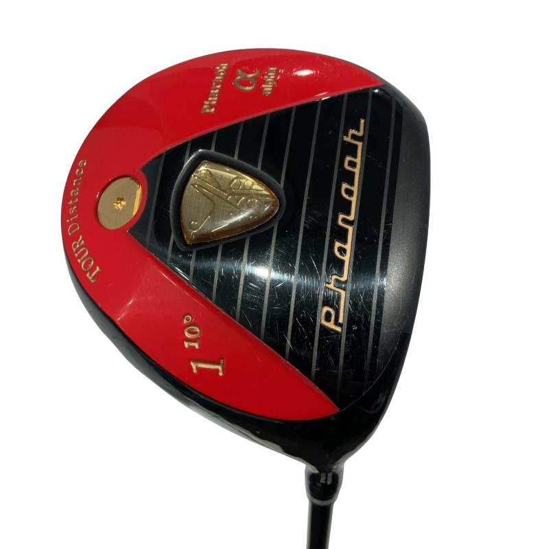 【中古】 ハル運動競技(PHARAOH) α 赤いこと 10° １番ウッド DR 一風変わった炭素 (フレックス余分の物) メンズ 成人男性用 右利き 右用 C序列付ける ゴルフ野球クラブ