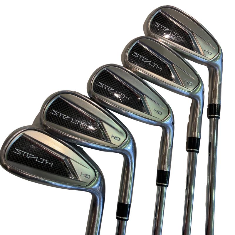 【中古】 テーラーメイド STEALTH HD(2023) 5S アイアンセット IR KBS MAX MT80 JP (フレックスS) メンズ 男性用 右利き 右用 Cランク ゴルフクラブ