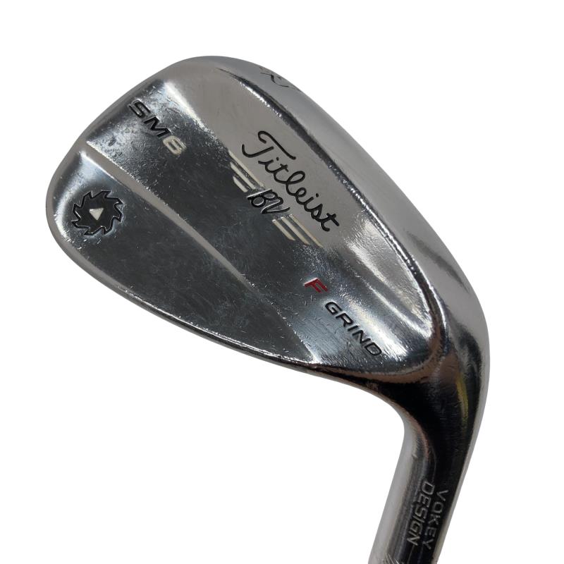 【中古】 タイトリスト VOKEY SPIN MILLED SM6 ツアークロム 52°/12°F ウェッジ WG Dynamic Gold (フレックスS) メンズ 男性用 右利き 右用 Cランク ゴルフクラブ