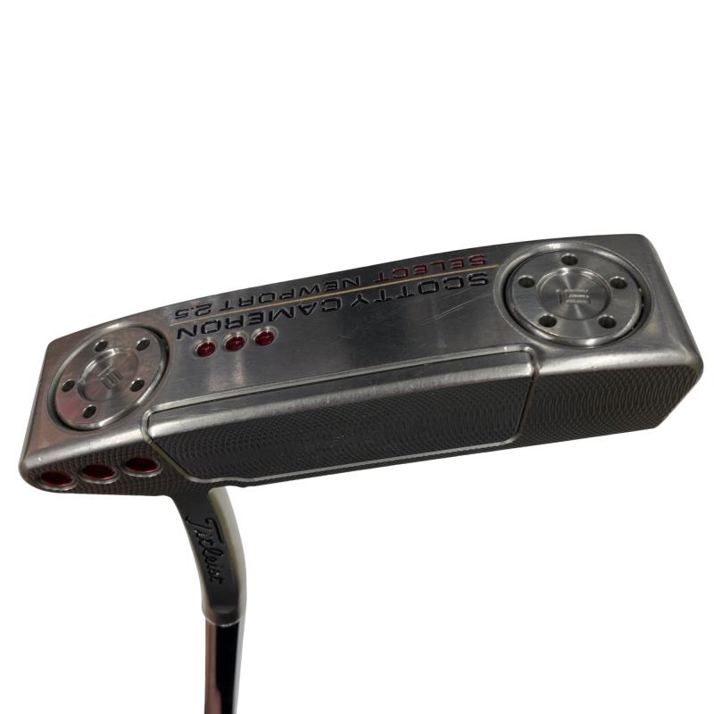 【中古】 タイトリスト SCOTTY CAMERON select NEWPORT(2018) 34in パター PT スチール写真 (フレックス余分の物) メンズ 成人男性用 右利き 右用 C位置づける ゴルフ野球クラブ