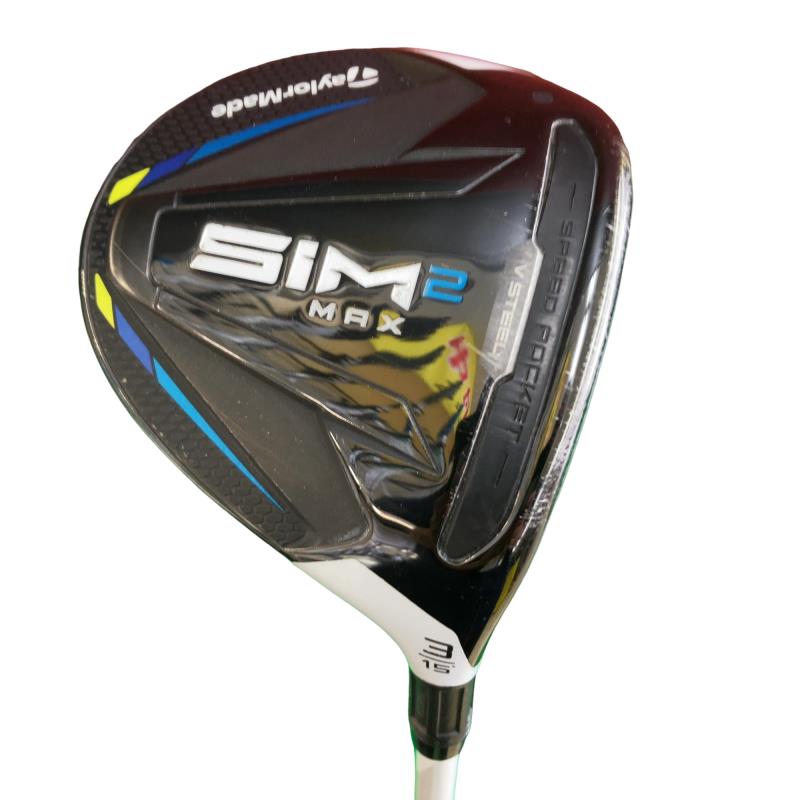 【中古】 テーラーメイド SIM2 MAX 3W フェアウェイウッド FW Speeder 661 EVOLUTION VII (フレックスS) メンズ 男性用 右利き 右用 Cランク ゴルフクラブ|ゴルフパートナー 中古クラブ店