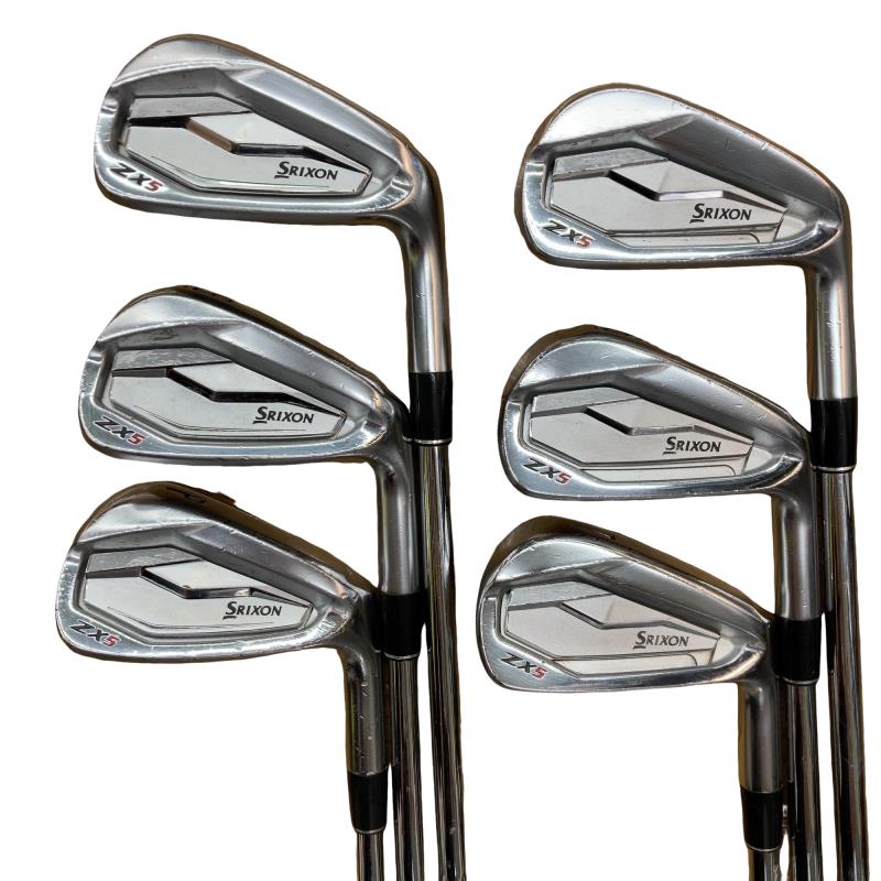 【中古】 ダンロップ SRIXON ZX5 6S アイアンセット IR NS PRO MODUS3 TOUR105 D.S.T (フレックスS) メンズ 男性用 右利き 右用 Dランク ゴルフクラブ｜ゴルフパートナー 中古クラブ店