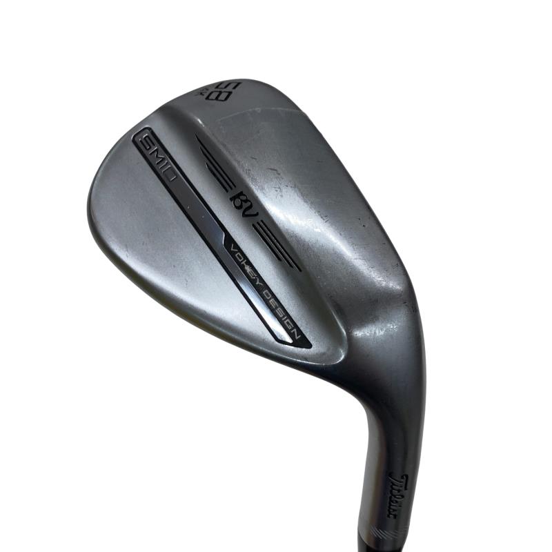 【中古】 タイトリスト VOKEY SPIN MILLED SM10 ツアークロム 58°/14°K ウェッジ WG Dynamic Gold (フレックスS) メンズ 男性用 右利き 右用 Cランク ゴルフクラブ