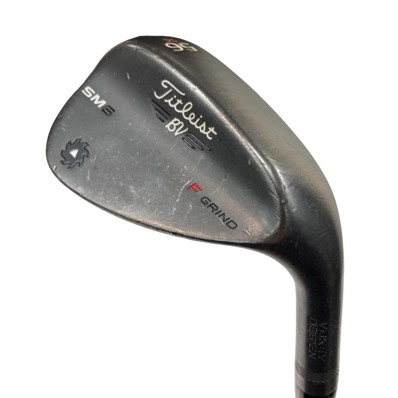 【中古】 タイトリスト VOKEY SPIN MILLED SM6 ジェットブラック 56°/14°F USA ウェッジ WG Dynamic Gold (フレックスその他) メンズ 男性用 右利き 右用 Cランク ゴルフクラブ