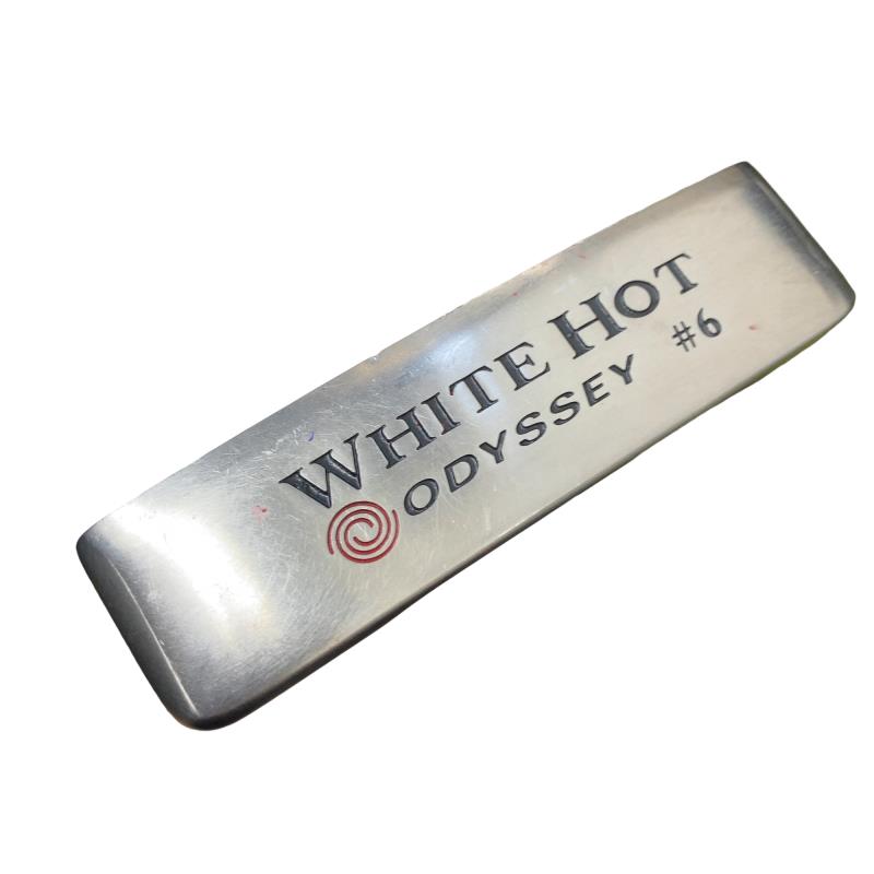 【中古】 オデッセイ WHITE HOT #6 34in パター PT スチール写真 (フレックス余分の物) メンズ 成人男性用 右利き 右用 C序列付ける ゴルフ野球クラブ
